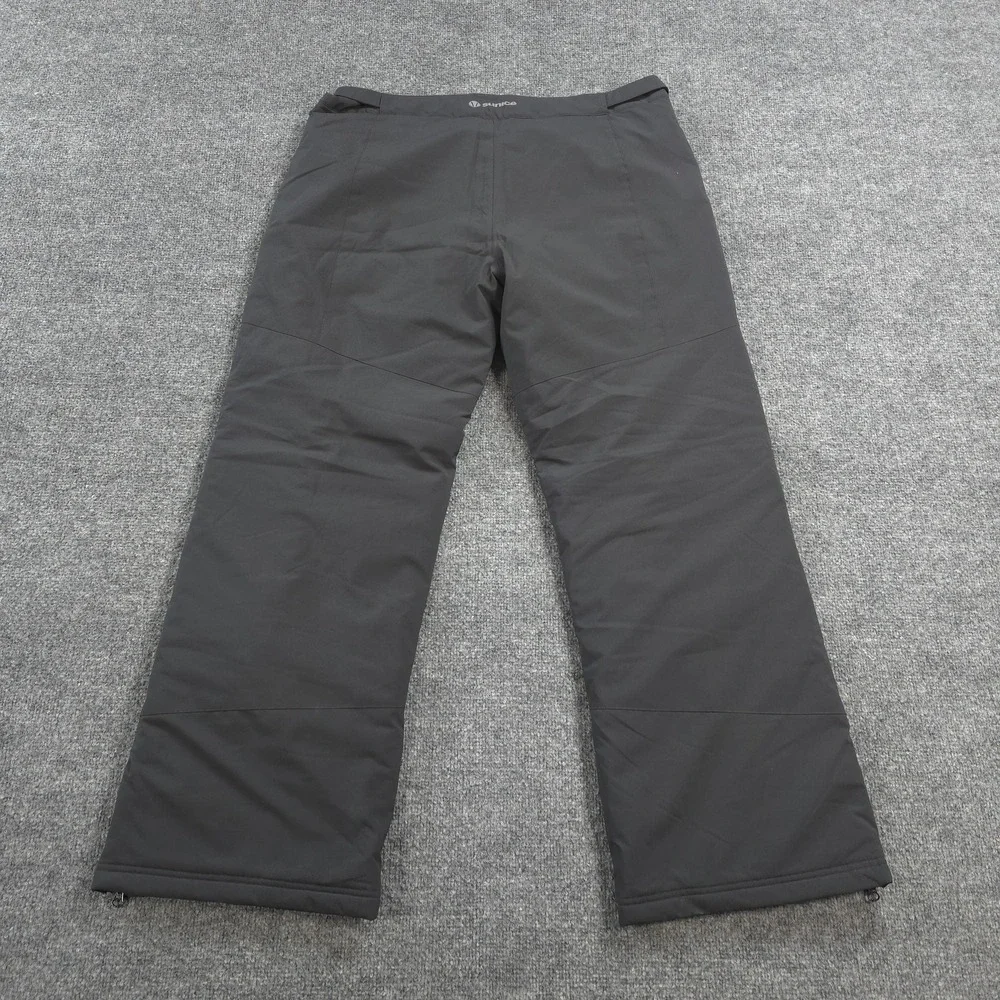 Sunice Pants Mens Large Black Softshell Insulated Snow Ski Adjustable Waist
